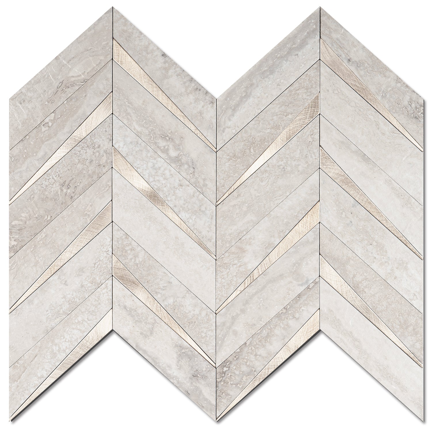 V-MOZZA Herringbone Peel And Stick Backsplash, 10-Sheet Peel And Stick