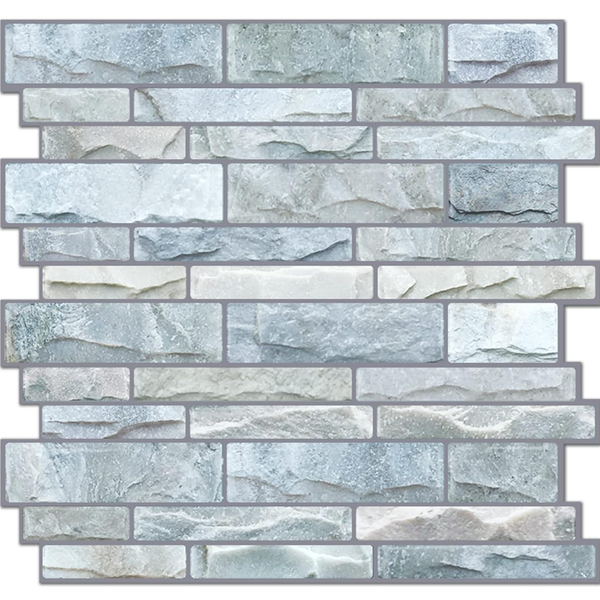 Blend Tiles Peel and Stick Tile Backsplash - Cultured Stone Look