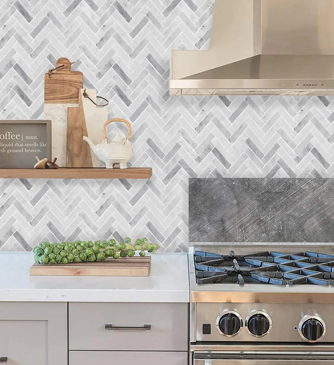 STICKGOO Peel and Stick Tile Backsplash For Kitchen