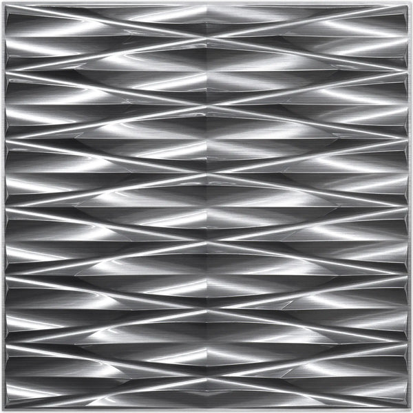 Arrowhead Design 3D Wall Panels - Silver