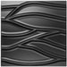 STICKGOO 3D Panels For Walls Black Wave Wall Tiles For Interior Décor