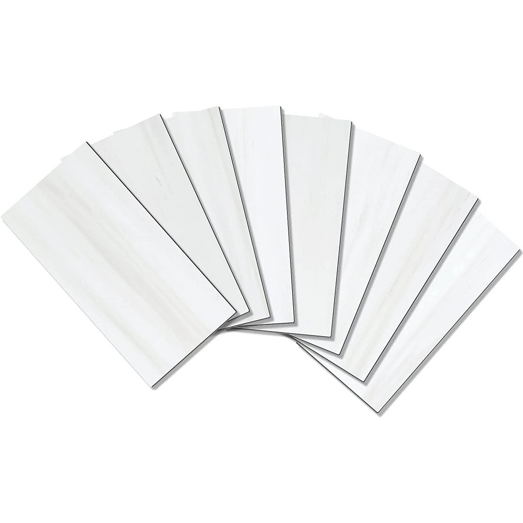 Peel and Stick White Tile For Kitchen Stick On Wall Tiles | STICKGOO