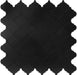 STICKGOO Black Arabesque Peel and Stick Wall Tile PVC & Metal Backsplash