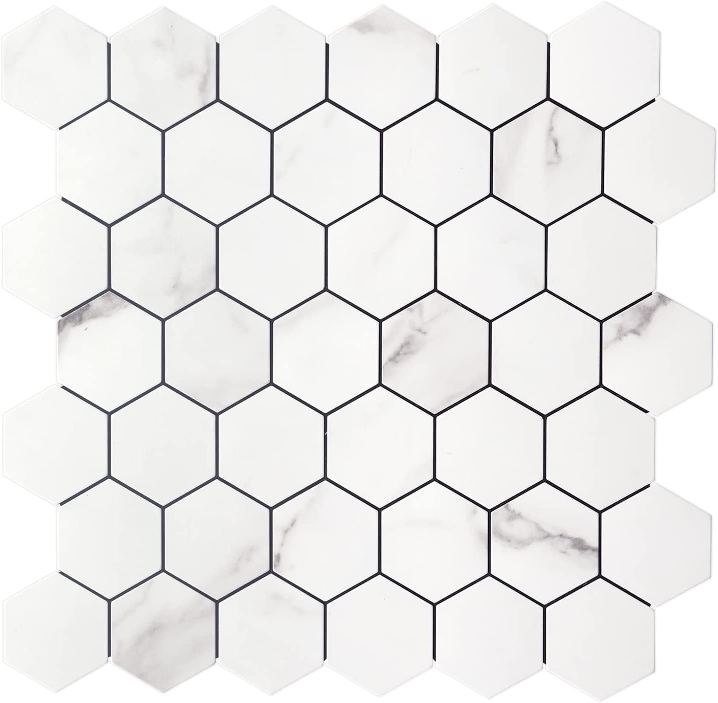 Hexagon Backsplash Peel and Stick Tile- Kitchen Backsplash - STICKGOO