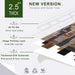 STICKGOO 10pcs Thicker Grey Linear Blend Peel and Stick Tile Backsplash