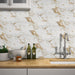 STICKGOO 3''x6'' Subway Tile Backsplash Peel and Stick - Calacatta Gold