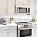 STICKGOO 3''x6'' White Subway Tiles For Kitchen Backsplash Peel and Stick
