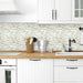 STICKGOO Marble Linear Blend Thicker Kitchen Backsplash Peel and Stick