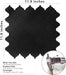 STICKGOO Black Arabesque Peel and Stick Wall Tile PVC & Metal Backsplash