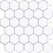 STICKGOO 12''x12'' White Hexagon Peel and Stick Backsplash Kitchen 10Pcs