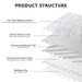 STICKGOO White & Silver Peel and Stick Mosaic Tile Metallic Backsplash