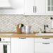 STICKGOO Modern Glass Mosaic Backsplash Peel and Stick Tiles - Beige